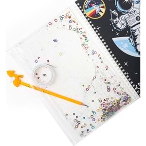 Vuki Sulu Defter Oyunlu A6 Astronot 2/S