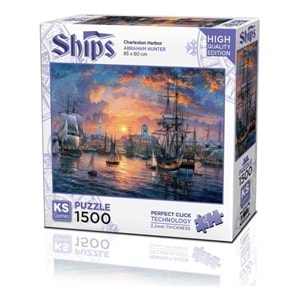 Ks Games Puzzle 1500 Parça Charleston Harbor