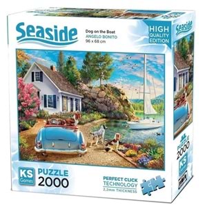 Ks Games Puzzle 2000 Parça Dog On The Boat 22537