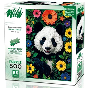 Ks Games Puzzle 500 Blossoming Panda 20088