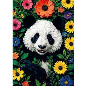 Ks Games Puzzle 500 Blossoming Panda 20088