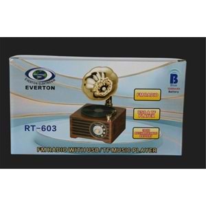 Everton RT-603 Bluetooth-USB-SD-AUX-TF Nostaljik Radyo
