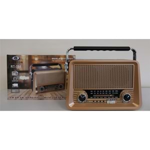 Everton Rt-756 Bluetooth Fm-Usb-Tf-Aux Şarjlı Nostaljik Radyo