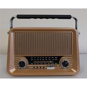 Everton Rt-756 Bluetooth Fm-Usb-Tf-Aux Şarjlı Nostaljik Radyo