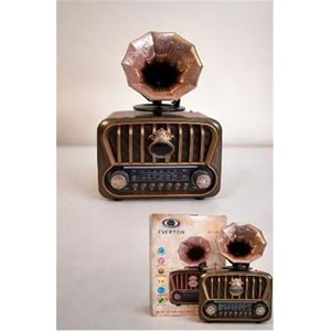 Everton RT-605 Şarjlı, Nostaljik Radyo( Bluetooth-USB-SD-FM)