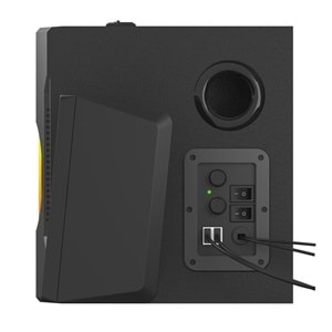 Mikado MD-254 2+1 25W(5w-2+15w) Usb+SD+Fm Bluetooth Destekli RGB Ses Sistemi