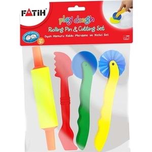 Fatih Oyun Hamur Merdane Ve Kesici Seti 50730