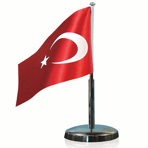 Vatan Bayrak Direği Tekli Nikel VT301 (1 Adet) Bayrak Dahil değildir.
