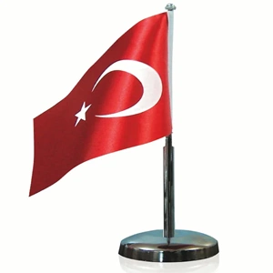 Vatan Bayrak Direği Tekli Nikel VT301 (1 Adet) Bayrak Dahil değildir.