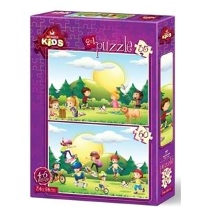 Art Puzzle 35+60 Parça Oyun Zamanı 4497