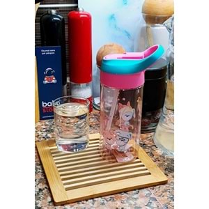 Vagonlife Matara Pipetli Tritan 500 ML Asorti 0301
