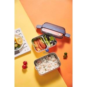 Vagonlife Beslenme Kutusu Lunch Box Paslanmaz Çelik 1200 ML BL20183