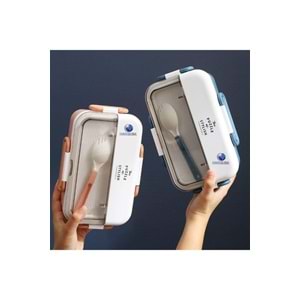Vagon Life Beslenme Kutusu Lunch Box Paslanmaz Çelik 2 Bölmeli 900 ML Xc-588