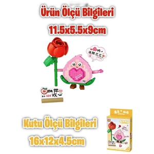 Loz Blok Oyuncak Avakado Çiçek 330 Parça Lz8818