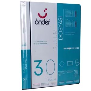Önder Katalog (Sunum) Dosyası PP Ön Cepli 30 Lu Siyah 1230-3