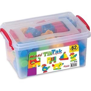 Dede Oyuncak Maxi Tik-Tak Küçük Boy Box 62 Parça