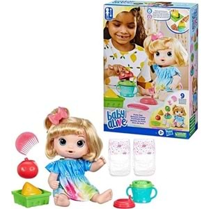 Baby Alive Bebeğimle Eğlenceli Yudumlar (Sarışın)