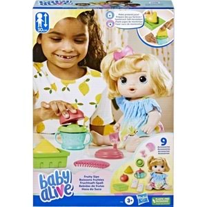 Baby Alive Bebeğimle Eğlenceli Yudumlar (Sarışın)