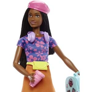 Barbie Brooklyn Seyahatte Bebeği Ve Aksesuarları HGX55