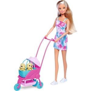 Steffi Love Sl Dog Buggy Köpek Arabalı Oyun Seti