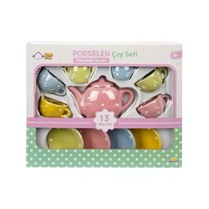 Sun Porselen Cay Setı 13 Prc - Cıcek Desenlı