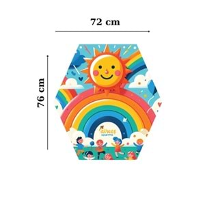 Asya Oyuncak Gökkuşağı Uçurtma HK3006