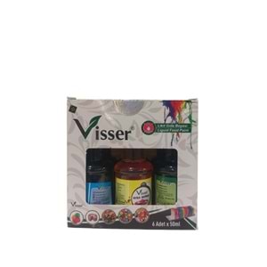 Misyon Visser Likit Gıda Boyası Karışık 6 Lı Msy-0132