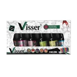 Misyon Visser Likit Gıda Boyası Karışık 6 Lı Msy-0132