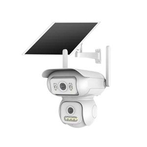 Joysee S2 6Mp AOR 4G 2x2.8mm Solar İki Kamera 4IR+4Led PTZ