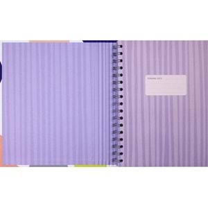 Victoria S Journals Gizli Spiralli Defter 17x24 96 YP Çizgili 124-1156
