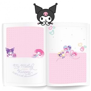 Hello Kitty Ve Arkşvegan Dri Mıkntısl Gnlk.13x18 cm 525-2028