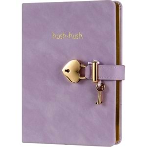 Hush Hush Kilitli Metalik Defter Kutulu 80 Gr 160