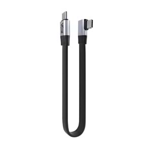 Vcom CU582RA-2.0 Type-C USB4 V2 90 Derece Düz 2.0m Şarj Kablosu