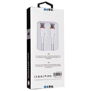 S-link SW-C130 1m 60W TypeC to TypeC Hızlı Data + Sarj Kablosu