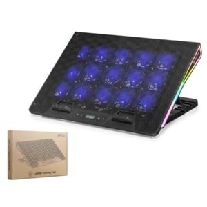 Hadron Dcxaa2 Notebook Soğutucu 15-Fan 13-17.3 RGB Siyah