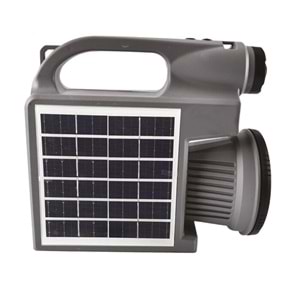 Panther PT-ALLY Usb Şarjlı Solar Panel Fener (Hareketli Şömine Led) P70 Led Şarz Gösterge