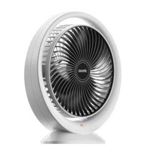 Asonic AFN25 Beyaz-Siyah Type-C Masaüstü Usb Fan