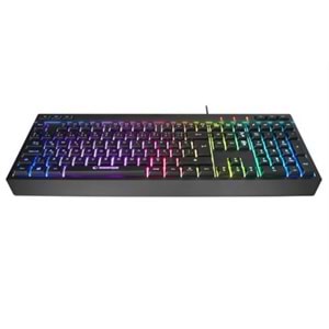 Rampage KM-R57 Siyah RGB Aydınlatmalı Q Oyuncu Multmedia Klavye ve 12800 DPI Mouse Gaming Set