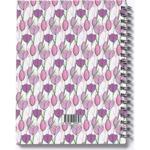 My Mia Art Sert Kapaklı Defter Yaz Seri Tulip-midi 14x20