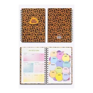 Denden Benim Ajandam Seri Benim Ajandam Leopar 17x24