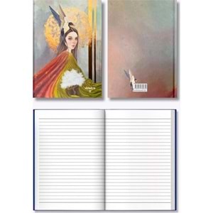 Denden Sert Kapaklı Defter Ayla Acet Yaldız Seri Kalp Atışı 17x24