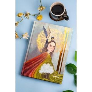 Denden Sert Kapaklı Defter Ayla Acet Yaldız Seri Kalp Atışı 17x24