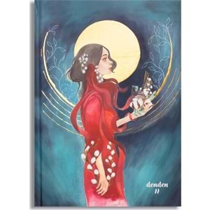 Denden Sert Kapaklı Defter Ayla Acet Yaldız Seri Zamansız 17x24