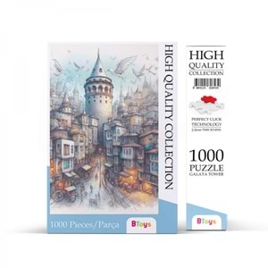 BToys Puzzle 1000 Parça Galata Tower 326439
