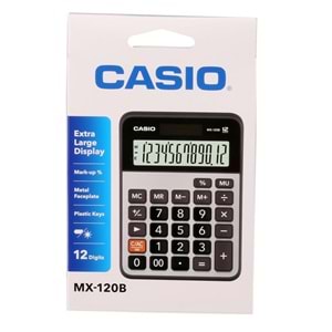 Casio Hesap Makinesi Masa Üstü 12 Hane MX-120B