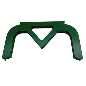 Çanta Aksesuar 26 Cm Yeşil Renk Ahşap Burs, Ahşap Klips