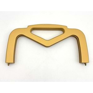Çanta Aksesuar 26 Cm Gold Renk Ahşap Burs, Ahşap Klips