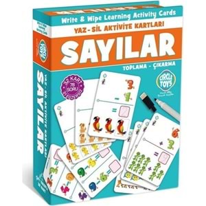 Circle Toys Yaz Sil Harfler Aktivite Kartları Ct015