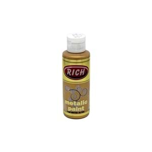 Rich Akrilik Boya Metalik 120 CC Antik Altın 0726