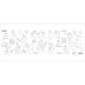 Artbella Rkb003 Korsanlar Yapışkanlı Boyama 33X100